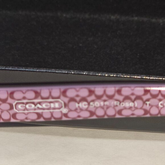 Coach Frames Glasses Readers +2 Logo Satin Purple Logo Design (9070) 53 15 135 - Picture 9 of 9